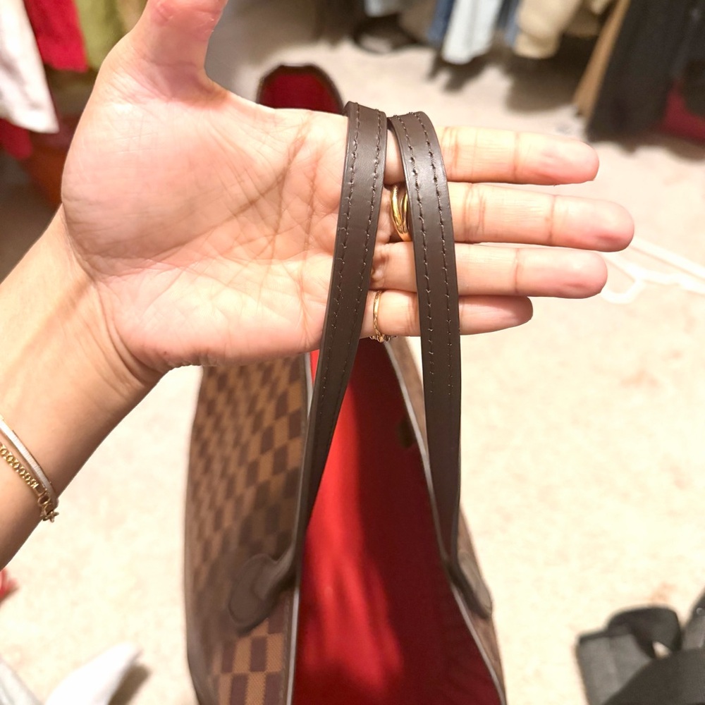 Louis Vuitton Neverfull GM in Brown Checkered Pattern - Picture 6 of 10